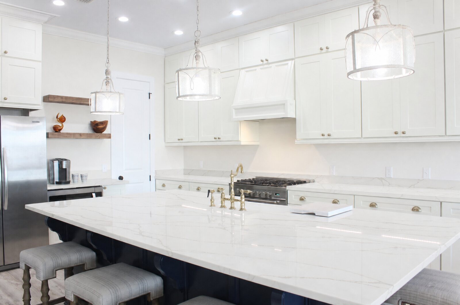 One of our own kitchens, used to preview stone colours